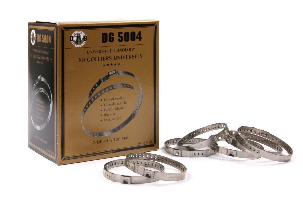 DG KLEMBANDEN VOORGEROLD GROOT DIAMETER 45-120MM
