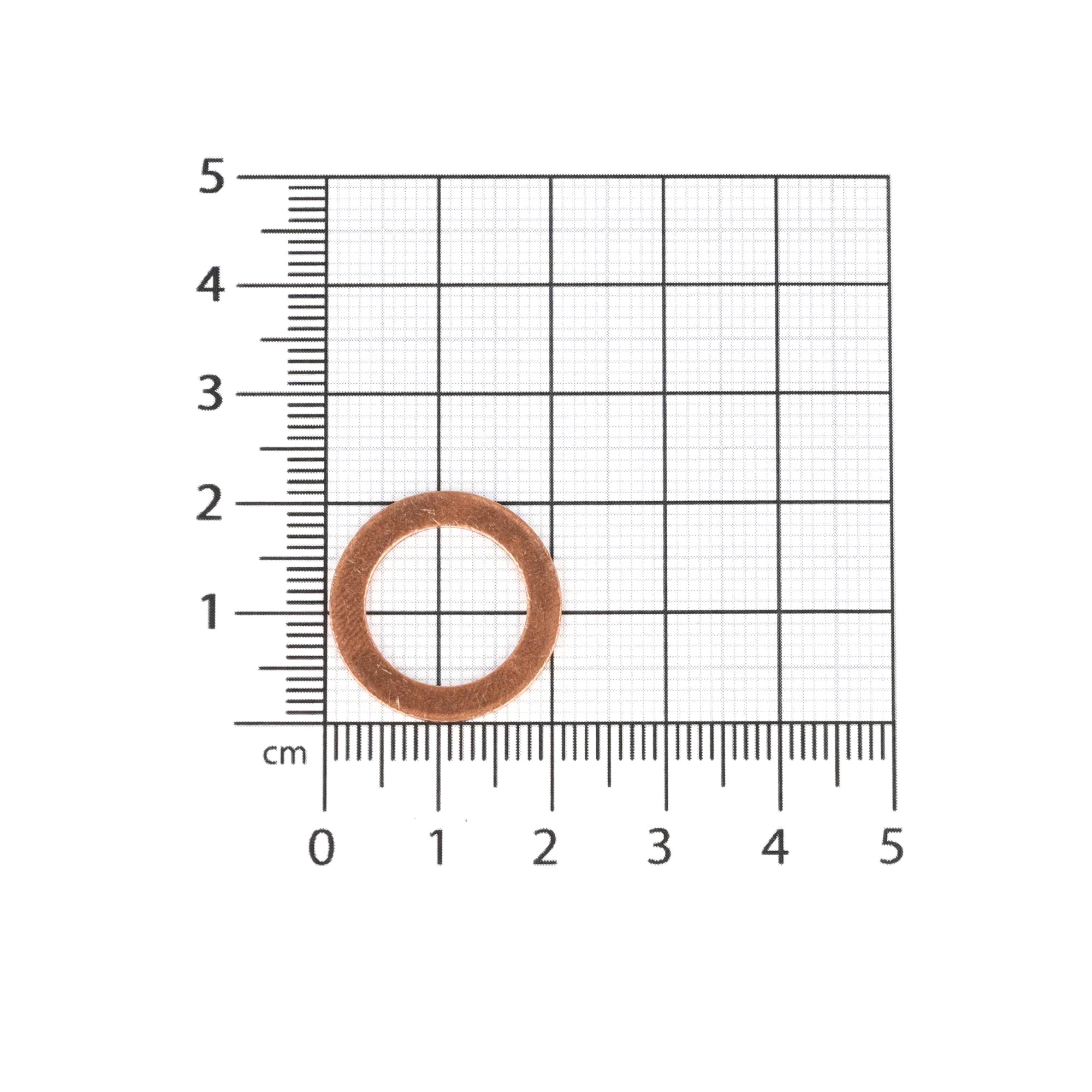 AFDICHTRING KOPER 14X21X1,5 2