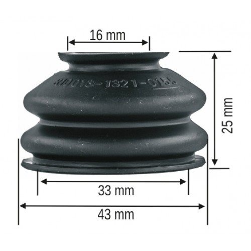 UNIMOTIVE STOFKAP 16-33-25 BMW