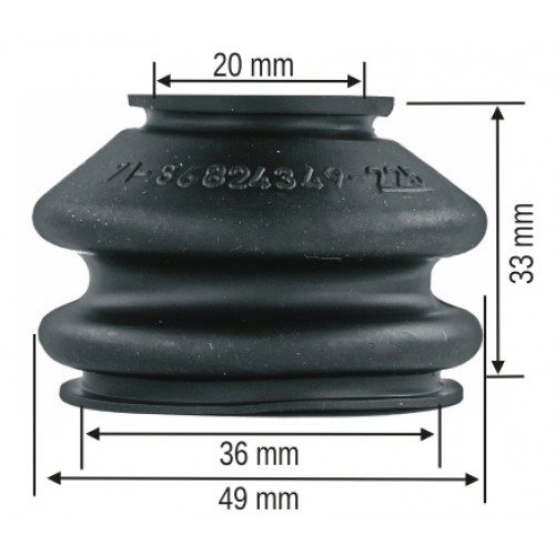 UNIMOTIVE STOFKAP 20-36-33 BMW FIAT RENAULT