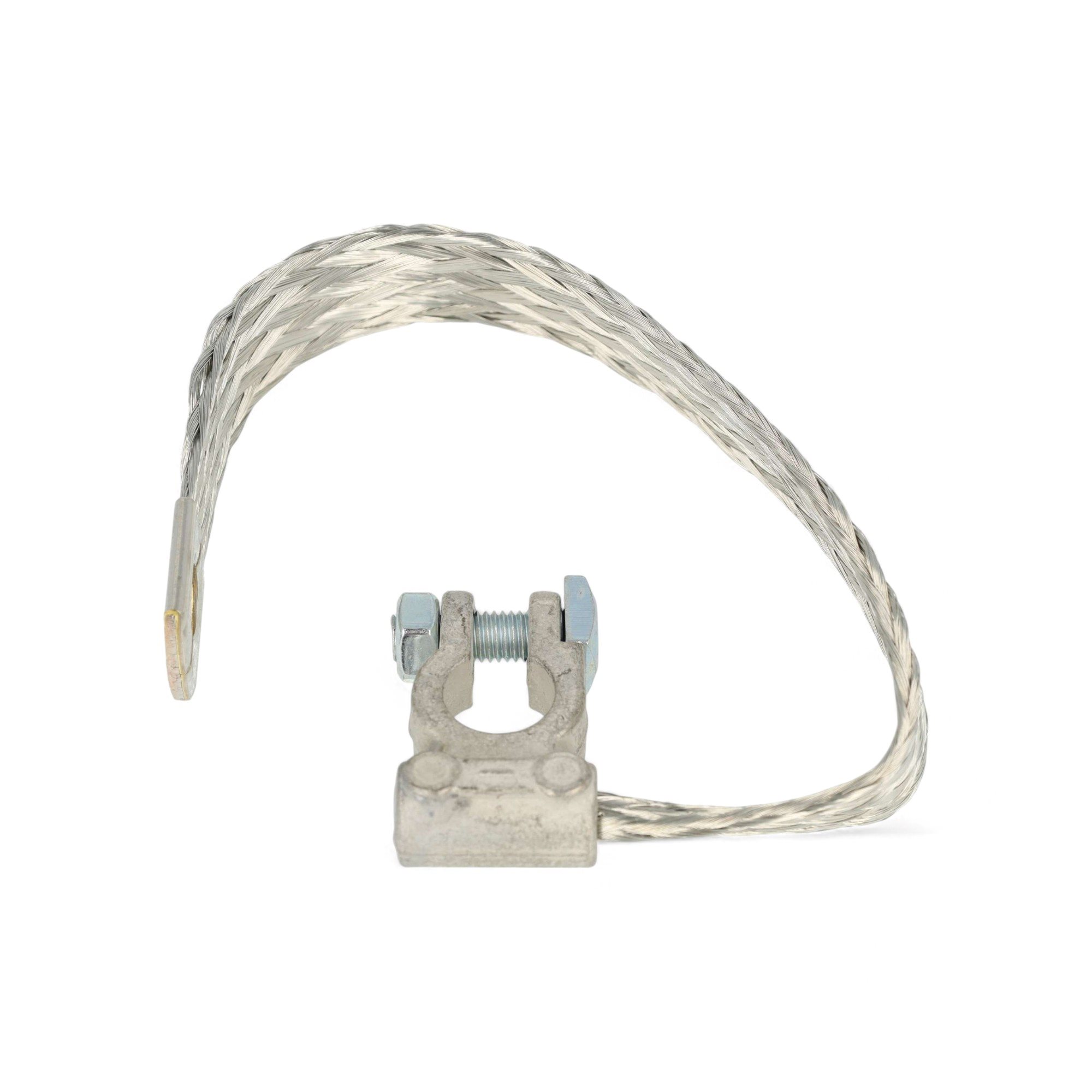 MASSASTRIP KOPER TIN GECOAT 25CM M10 + KLEM 2