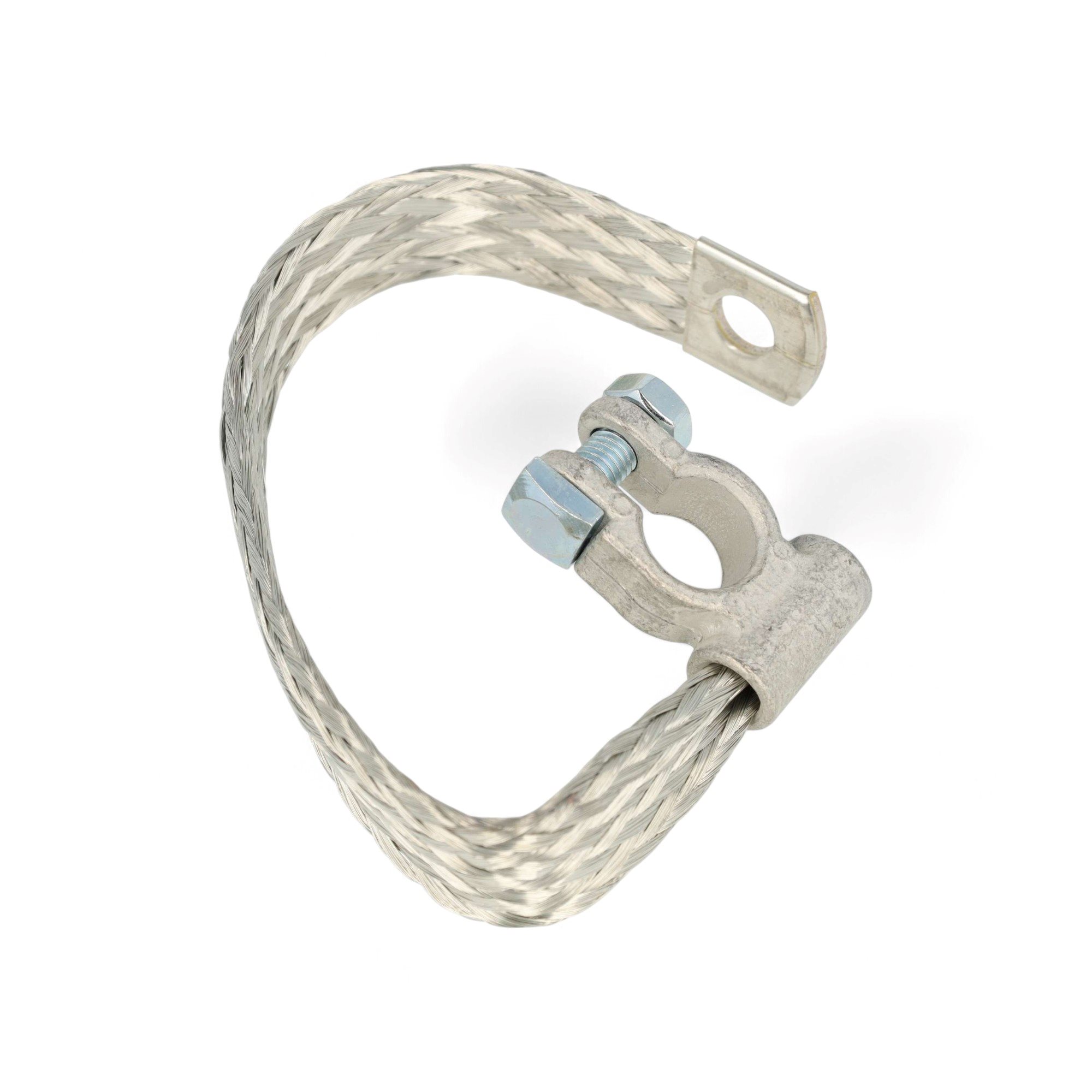 MASSASTRIP KOPER TIN GECOAT 25CM M10 + KLEM 3