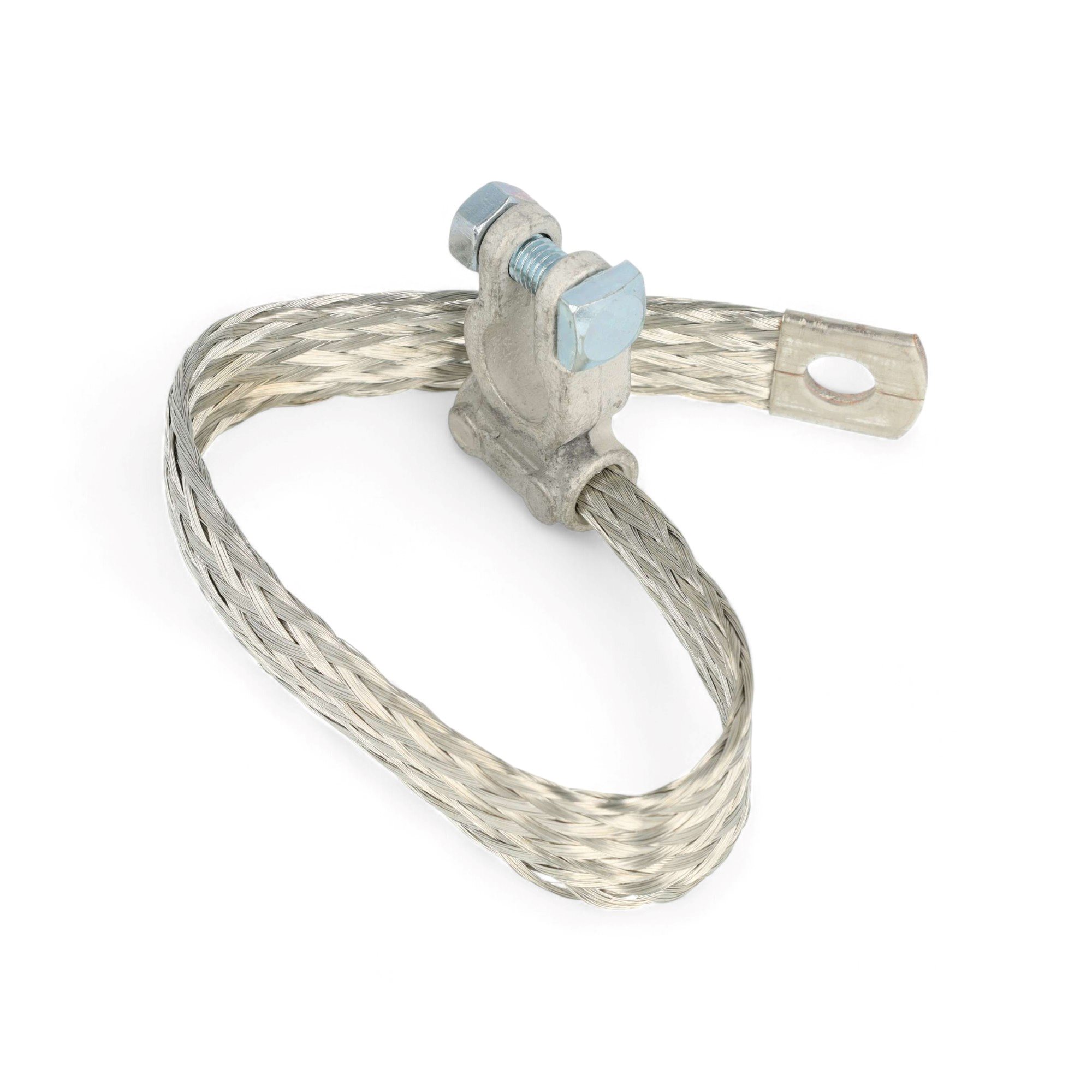 MASSASTRIP KOPER TIN GECOAT 30CM M10 + KLEM 3