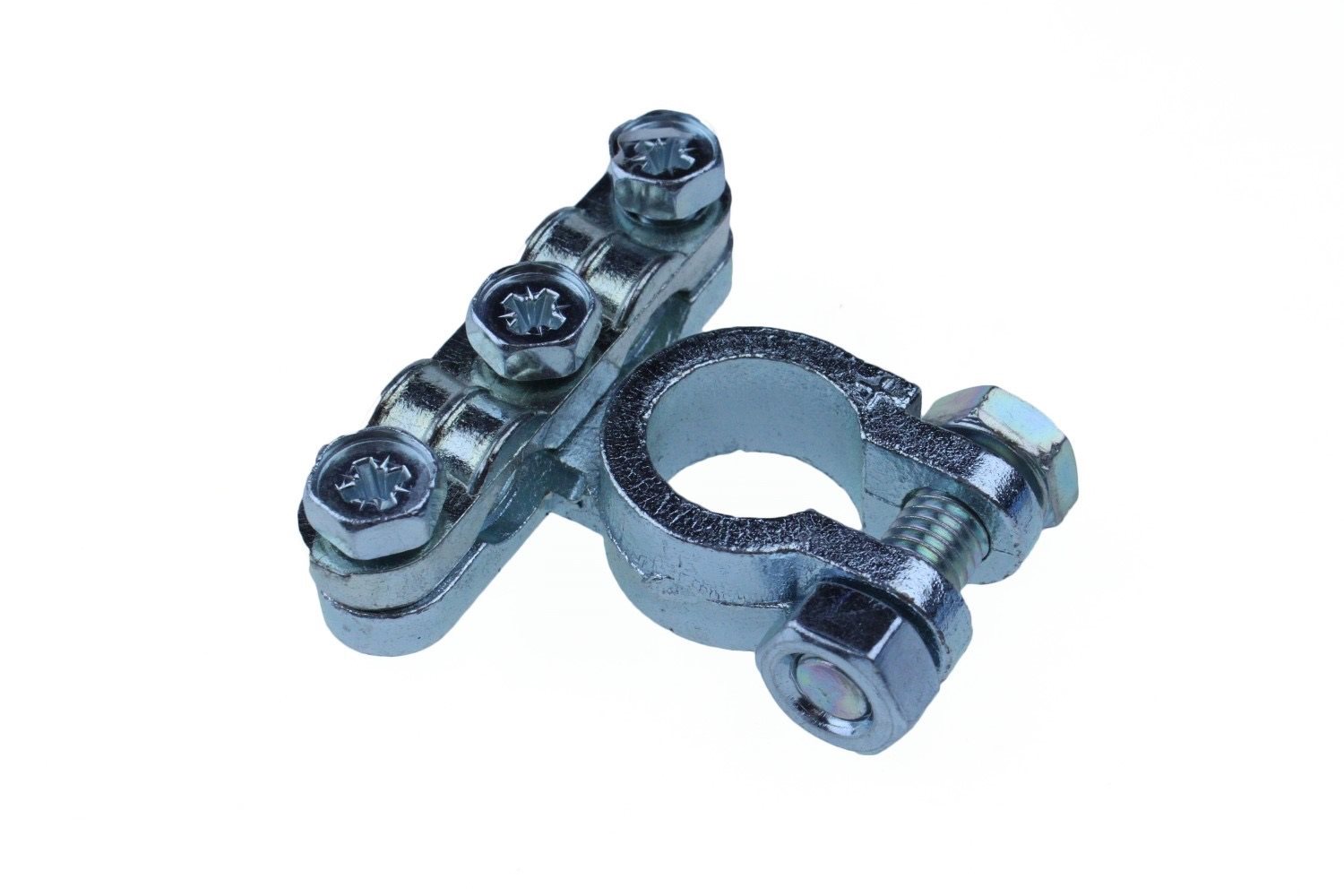 ACCUPOOLKLEM T-TYPE 12-24V 10-50MM² DUBBEL HEAVY DUTY POSITIEF