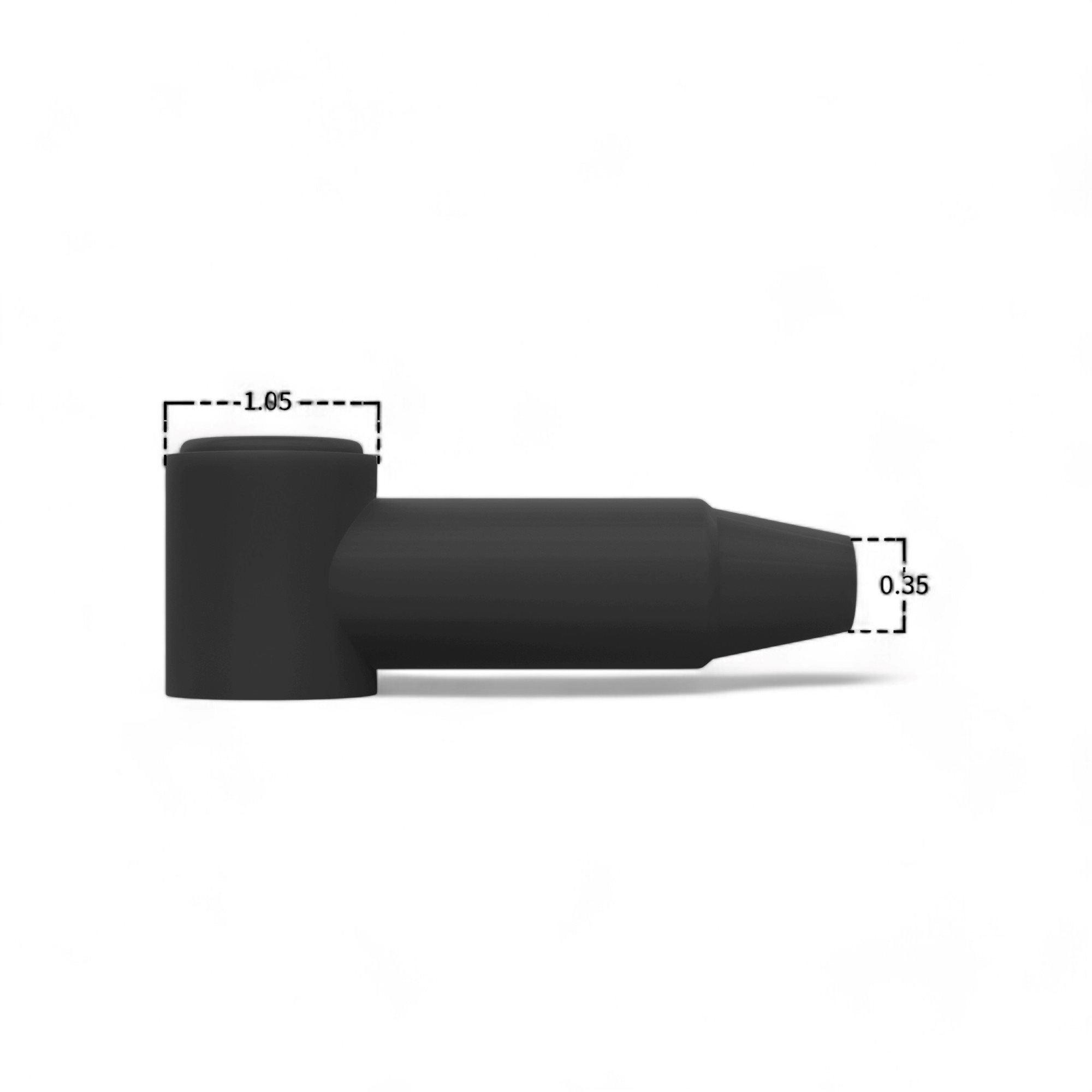 ACUUPOOL BESCHERMKAP ZWART 25-70MM² 2