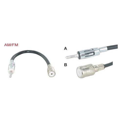 ANTENNE ADAPTER DIN MALE > ISO 50Ω FEMALE 15CM