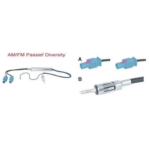ANTENNE ADAPTER PASSIEF DIVERSITY 2X FAKRA MALE > DIN MALE