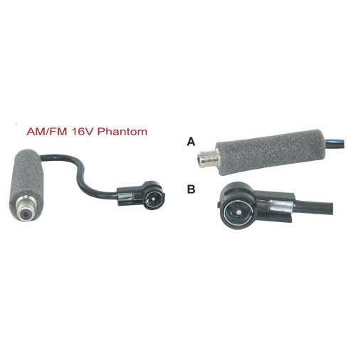 ANTENNE ADAPTER AM/FM 16V PHANTOM ISO 50Ω FEMALE > ISO 50Ω MALE