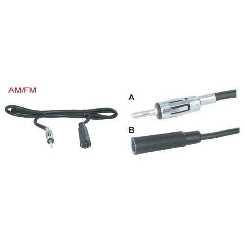 ANTENNE VERLENGKABEL 100CM DIN MALE > DIN FEMALE