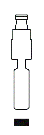 SILCA SLEUTELBAARD VOOR FLIP KEY
