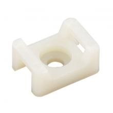 SCHROEFZADELS WIT 21,9X15,9 HOOGTE=9,7 DIAMETER=Ø4,5 TBV BUNDELBAND 7,6MM