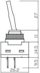 TUIMELSCHAKELAAR FLASH/OFF 12V 20A 2