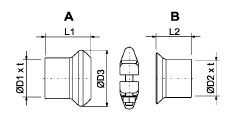 UITLAAT REPARATIEFLENS KIT-A (2XFLENS+1XKLEM) 45MM 2