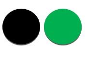 ENKELADERIGE KABEL PVC 0,5MM2 ZWART/GROEN (1M-100/ROL)