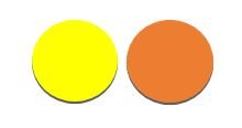 ENKELADERIGE KABEL PVC 0,5MM2 GEEL/ORANJE (1M-100/ROL)