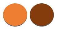 ENKELADERIGE KABEL PVC 0,5MM2 ORANJE/BRUIN (1M-500/ROL)