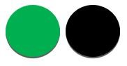 ENKELADERIGE KABEL PVC 0,5MM2 GROEN/ZWART (1M-100/ROL)
