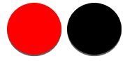 ENKELADERIGE KABEL PVC 0,5MM2 ROOD/ZWART (1M-500/ROL)