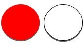 ENKELADERIGE KABEL PVC 1,5MM2 ROOD/WIT (1M-100/ROL)