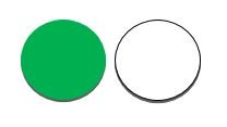 ENKELADERIGE KABEL PVC 1,5MM2 GROEN/WIT (1M-100/ROL)