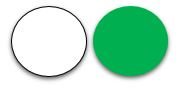 ENKELADERIGE KABEL PVC 0,35MM2 WIT/GROEN (1M-100/ROL)