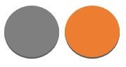 ENKELADERIGE KABEL PVC 2,0MM2 GRIJS/ORANJE (1M-100/ROL)