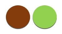 ENKELADERIGE KABEL PVC 1,0MM2 BRUIN/LICHT GROEN (1M-100/ROL)