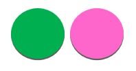ENKELADERIGE KABEL PVC 1,0MM2 GROEN/ROZE (1M-100/ROL)