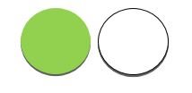 ENKELADERIGE KABEL PVC 1,0MM2 LICHT GROEN/WIT (1M-100/ROL)