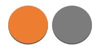 ENKELADERIGE KABEL PVC 1,0MM2 ORANJE/GRIJS (1M-100/ROL)