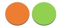 ENKELADERIGE KABEL PVC 1,0MM2 ORANJE/LICHT GROEN (1M-100/ROL)