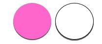 ENKELADERIGE KABEL PVC 1,0MM2 ROZE/WIT(1M-100/ROL)