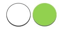 ENKELADERIGE KABEL PVC 1,0MM2 WIT/LICHT GROEN (1M-100/ROL)