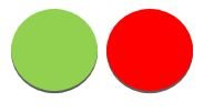 ENKELADERIGE KABEL PVC 1,0MM2 LICHT GROEN/ROOD (1M-100/ROL)