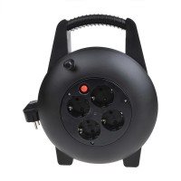 KABELHASPEL SCHUKO 4-WEG 10M 2