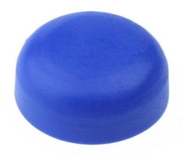 KENTEKENPLAAT SPREIDNAGEL KAP NYLON BLAUW