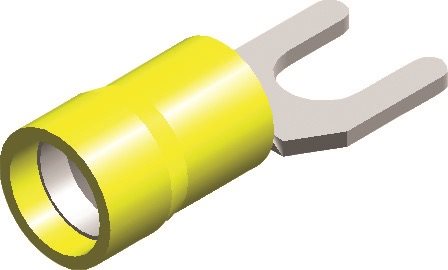 PVC KABELSCHOEN 686 VORK GEEL M6 (6,4)