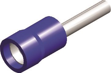 PVC KABELSCHOEN 621 MAN PIN BLAUW (1,9X12)