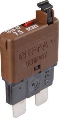 ZEKERING AUTOMAAT TOT 32V H=35,9MM ATO DONKER BRUIN7,5A
