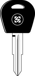 SILCA TRANSPONDERSLEUTEL Z/CHIP MET DOP