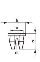 CLIP FORD OE: 6695013/ W700578S300 2