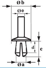 CLIP HONDA OE: 90687SB0003 2