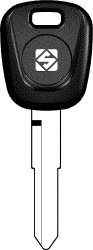 SILCA TRANSPONDERSLEUTEL Z/CHIP MET DOP