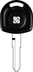 SILCA TRANSPONDERSLEUTEL Z/CHIP MET DOP