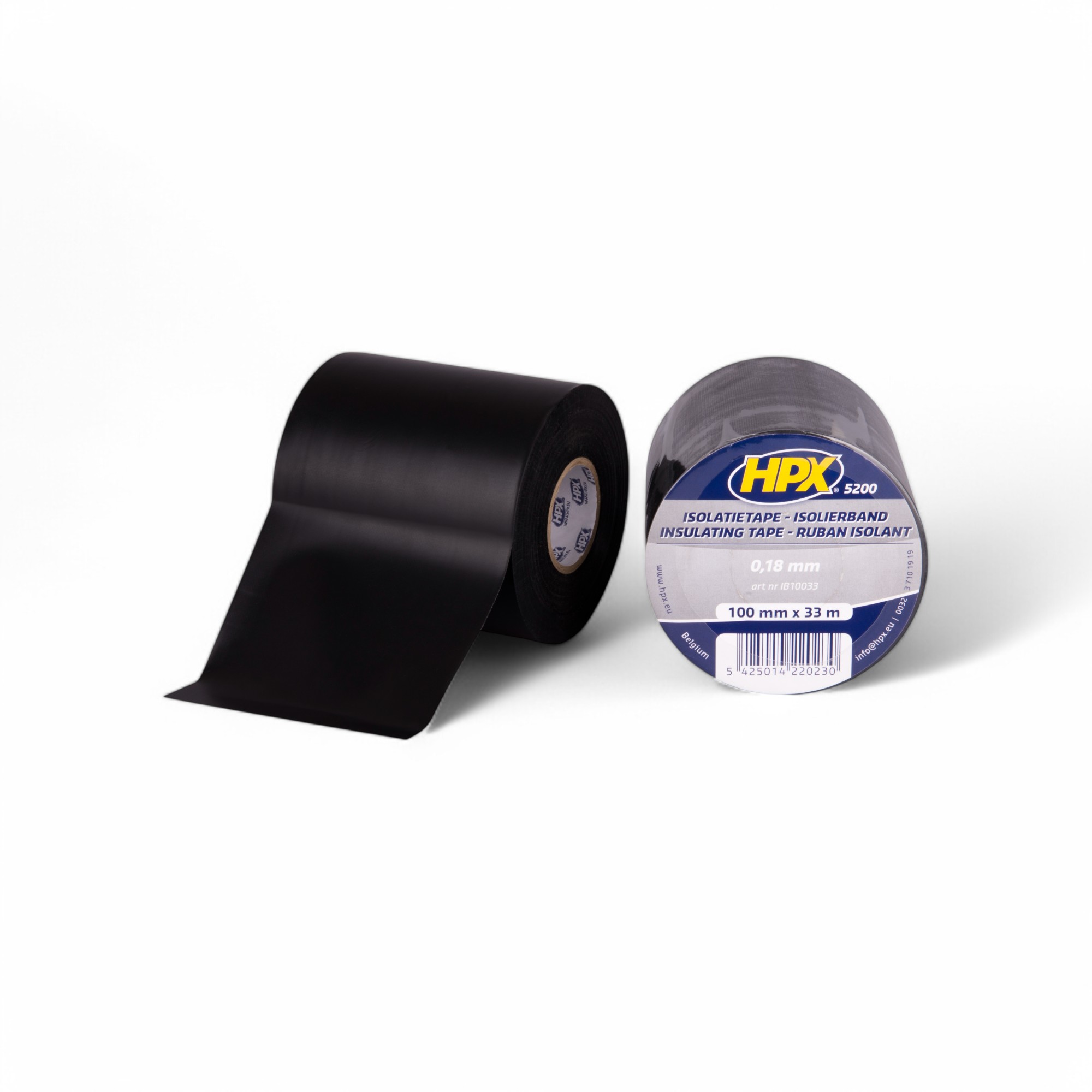 HPX PVC ISOLATIETAPE - ZWART 15MMX10M