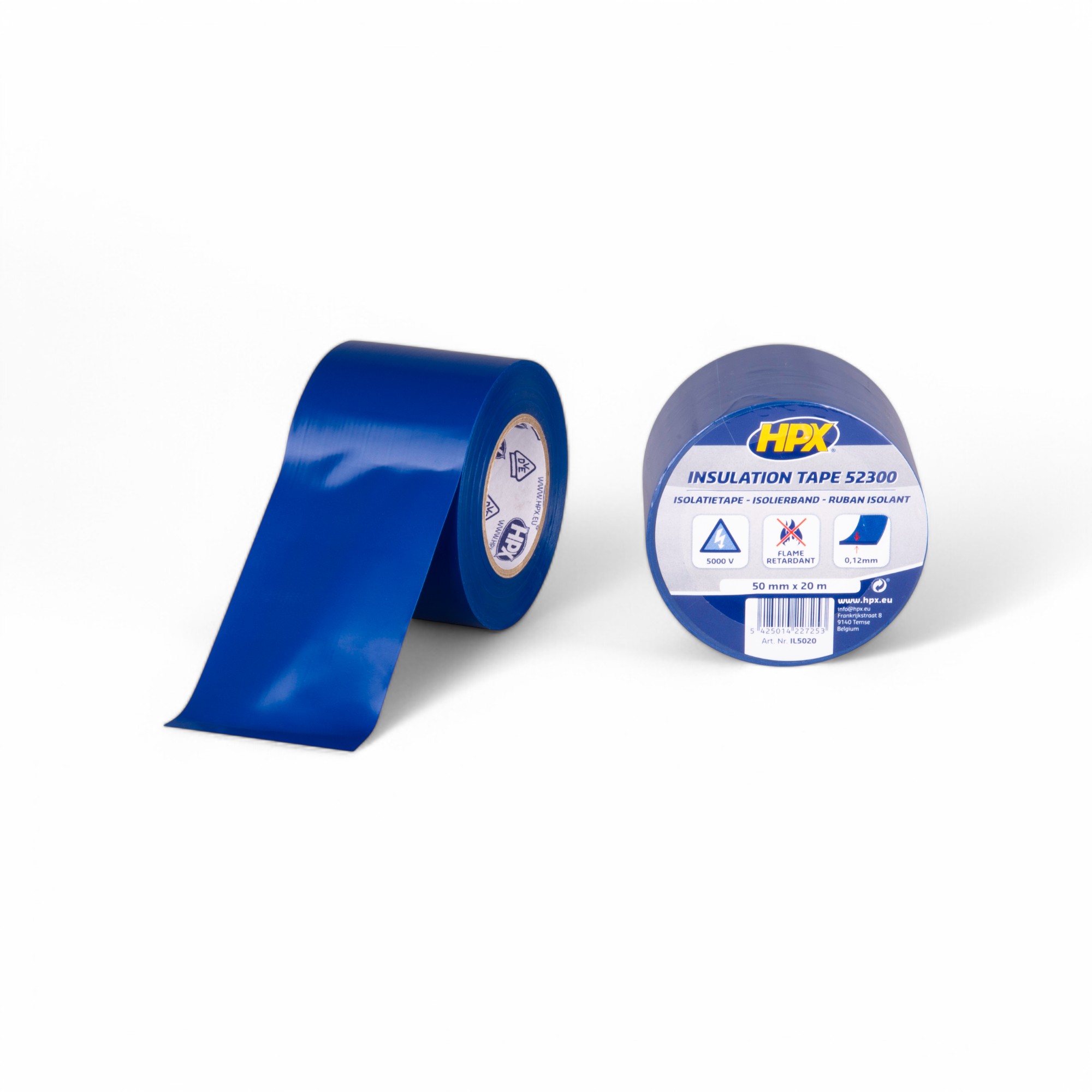 HPX PVC ISOLATIETAPE - ROOD 15MMX10M