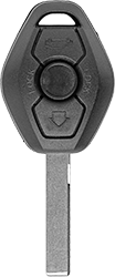AUTOSLEUTEL BMW -LEGE BEHUIZING- INCLUSIEF BUTTONS