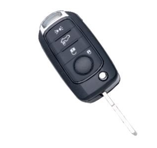 AUTOSLEUTEL FIAT -LEGE BEHUIZING- INCLUSIEF 4 BUTTONS