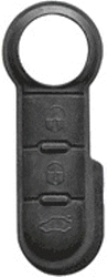 AUTOSLEUTEL FIAT -RUBBER PAD 3 KNOPJES VOOR LEGE BEHUIZING