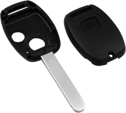 AUTOSLEUTEL HONDA -AUTOSLEUTEL LEEG 2 KNOPS EXC CHIP HOUDER